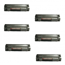 KIT COM 6 TONER COMPATIVEL CB435A CB436A CE285A 35A 36A 85A