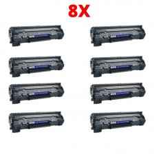 KIT COM 8 TONER COMPATIVEL CE-278A CE-278AB CE278AB CE278 CE-278 78A 