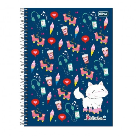 CADERNO ESPIRAL CAPA DURA UNIVERSITÁRIO 1M D+ 96 FOLHAS