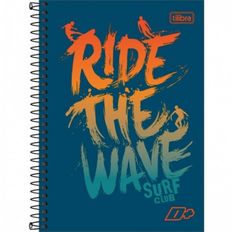CADERNO ESPIRAL 1/4 CAPA DURA D+ 96 FOLHAS