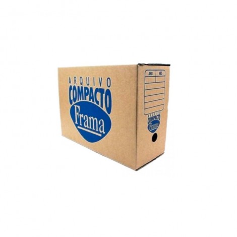 CAIXA ARQUIVO PAPELÃO PARDO FRAMA