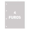 PACOTE ENVELOPE PLASTICO 240X330 4 FUROS C/50 UN DAC