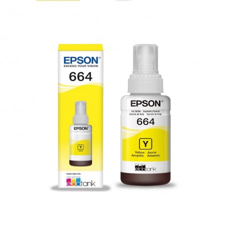 GARRAFA DE TINTA EPSON AMARELO 70 ML T664420 AL